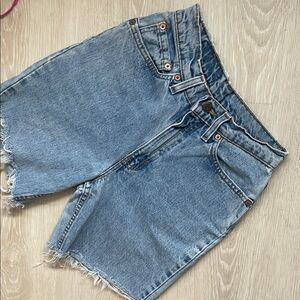 Levi's Classic Blue Denim Shorts